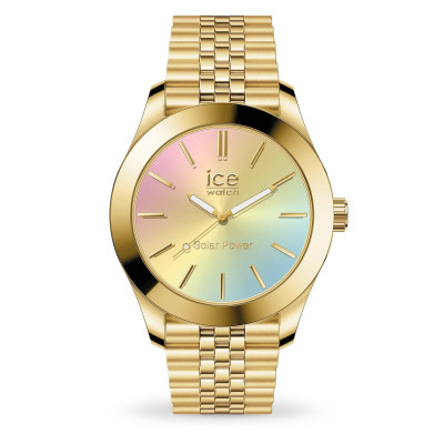 Ice Watch® Analogue 'Ice Steel - Gold Rainbow' Women's Watch (Small) 023992