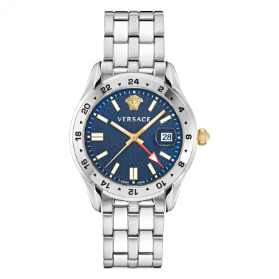 Versace® Analogue 'Greca Time Gmt' Men's Watch VE7C00523