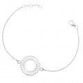 'Amada' Women's Sterling Silver Bracelet - Silver ZA-7075