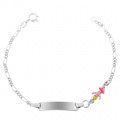 'Oviva' Child Unisex's Sterling Silver Bracelet - Silver ZA-7137