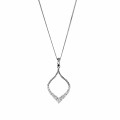 'Grace' Women's Sterling Silver Chain with Pendant - Silver ZH-7493