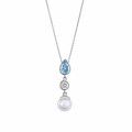 'Lylou' Women's Sterling Silver Chain with Pendant - Silver ZH-7498