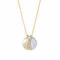 'Moragene' Women's Sterling Silver Chain with Pendant - Gold ZH-7506/G
