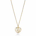 'Euphoria' Women's Sterling Silver Chain with Pendant - Gold ZH-7522/G