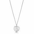 'Euphoria' Women's Sterling Silver Chain with Pendant - Silver ZH-7522