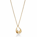 'Etoile' Women's Sterling Silver Chain with Pendant - Gold ZH-7524/G