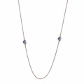 'Euphemia' Women's Sterling Silver Necklace - Rose ZK-7411