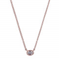 'Robin' Women's Sterling Silver Necklace - Rose ZK-7434