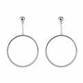 Orphelia® 'Bliss' Women's Sterling Silver Drop Earrings - Silver ZO-7460