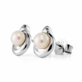 'Mathilde' Women's Sterling Silver Stud Earrings - Silver ZO-7510