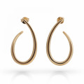 'Cherry' Women's Sterling Silver Drop Earrings - Rose ZO-7551/RG