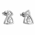 'Santorini' Women's Sterling Silver Drop Earrings - Silver ZO-7570