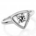 'Santorini' Women's Sterling Silver Ring - Silver ZR-7570