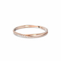 Swarovski® 'Twist' Women's Gold Plated Metal Bracelet - Rose 5620552