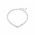 Swarovski® 'Mesmera' Women's Base Metal Necklace - Silver 5665242