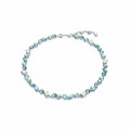 Swarovski® 'Gema' Women's Base Metal Necklace - Silver 5666007
