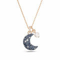 Swarovski® 'Luna' Women's Gold Plated Metal Necklace - Rose 5671585