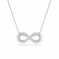 Swarovski® 'Hyperbola' Women's Necklace - Silver 5679434