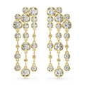 Swarovski® 'Imber' Women's Gold Plated Metal Drop Earrings - Gold 5680093