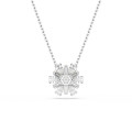 Swarovski® 'Idyllia' Women's Base Metal Necklace - Silver 5691484