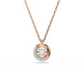 Swarovski® 'Dextera' Women's Gold Plated Metal Necklace - Rose 5692257
