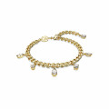 Swarovski® 'Dextera' Women's Gold Plated Metal Bracelet - Gold 5665830